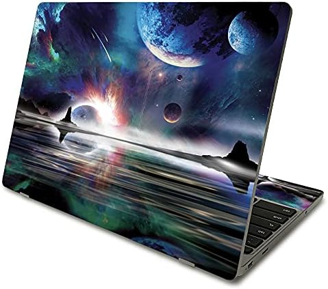 MightySkins Skin Compatível com Samsung Chromebook 4 11,6 - Horizon espacial | Tampa de embrulho de decalque de vinil protetora, durável