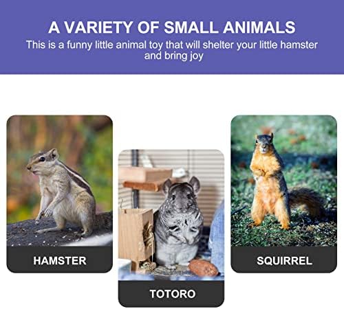 Patkaw Pet Supplies Hamster portátil Cartão de gaiola portador de viagem gaiola pequena gaiola de animais abriga habitats para hedgehog de hedgehog viagens de saída com recipientes de plástico de garrafa de água
