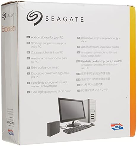 SEAGATE Expansion Desktop 16TB disco rígido externo HDD - USB 3.0 para laptop para PC