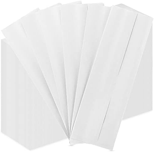 5000 peças Sacos de papel Kraft Sacos Churro Mangas de talheres descartáveis ​​Saco de papel de papel à prova de óleo de papel