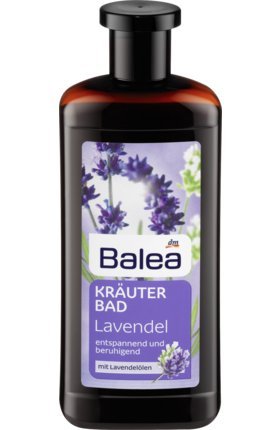 Banho relaxante de ervas alemãs: óleo de lavanda, Lavendel 500 ml - 16,9FLOZ Plástico garrafa