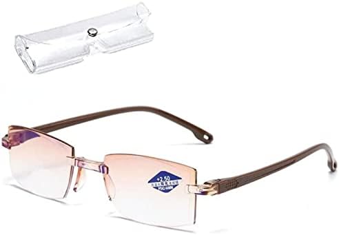 óculos de znvwki, óculos de leitura ousado, óculos de leitura anti-azul de alta dureza da safira