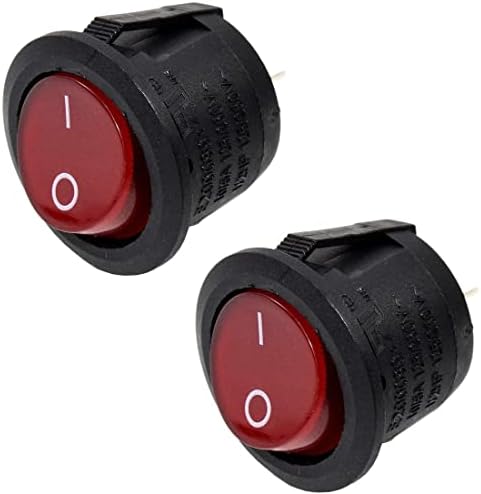 HQRP 2-PACK ON OFF POWER SWITCH COMPATÍVEL COM Hoover 440003992 270046001 WindTunnel UH70830 UH70831 UH70820 UH70816 UH70909 UH70800