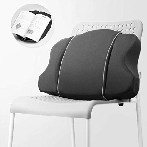 Pillow lombar Wykdd - Suporte lombar Pillow Memory Foam Cushion com Breathable para assento de carro, travesseiro ergonômico traseiro ideal para alívio da dor nas costas