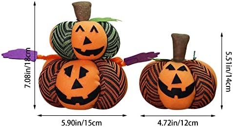 Haokanba Pumpkin travesseiro de travesseiro, brinquedo macio macio, almofadas decorativas suaves decoração de Halloween,