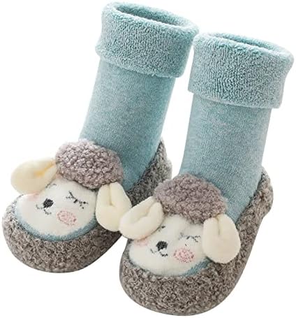 Recém -nascidos bebês meninas meninas de meninas para animais internos sapatos de chinelos de meias anti -lips primeiro chinelos para crianças pequenas para crianças