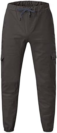 Calças de carga para homens grandes e altos e elásticos de cintura elástica Athletic Pants Pants Sport Sport Troushers