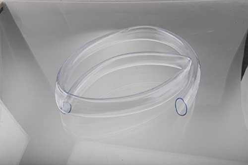 Tubulação de vinil clara de Bettomshina tubulação de PVC flexível, tubulação de plástico leve, por ID de 22 mm/0,87 polegadas, 25 mm/0,98 polegadas OD, 2000mm/6,56 pés de comprimento 1pcs