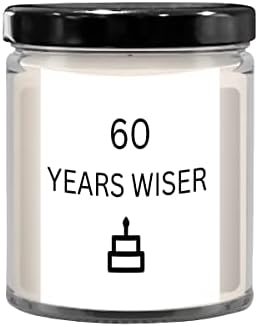 Idéia de presente de aniversário de 60 anos para homens, mulheres, esposa, marido, irmã, irmão, filha, filho, primo, sobrinho,