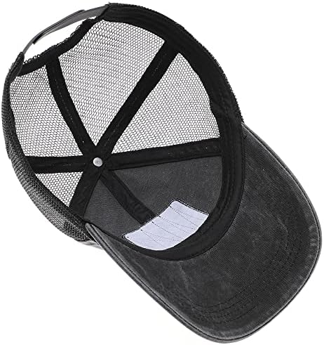 Mirmaru Baseball Caps de beisebol feminino Aguarda Patch de algodão lavado de algodão de baixo perfil bordado Snapback