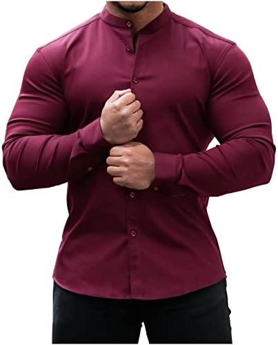 Camisetas t para homens sólidos camiseta solta mangas compridas blush round round round tops casuais botões cardigã