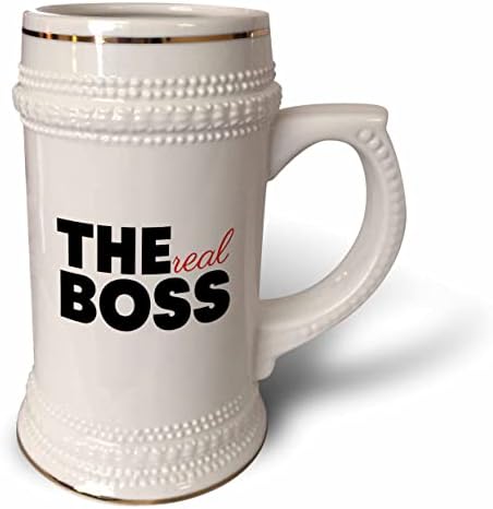 3drose Rosette - Casal Gifts - The Boss Real Boss - 22oz Stein caneca