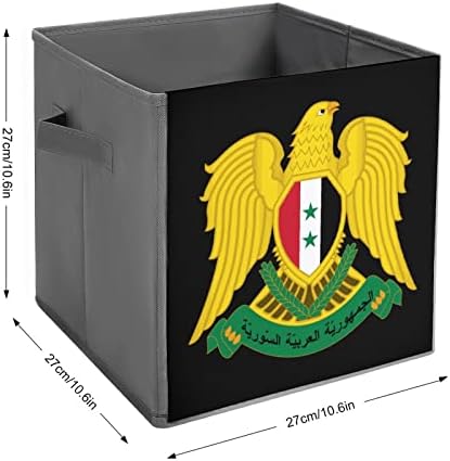 Brasão de braços de caixas de armazenamento dobráveis ​​da Síria
