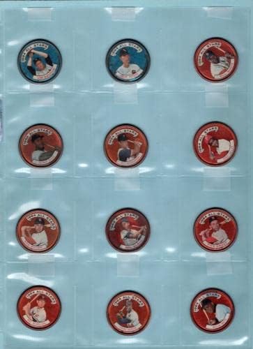 1964 Topps Moedas Starter Conjunto de 59 moedas de beisebol diferentes de grau de grau - MLB Fotomints and Coins