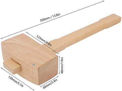 Kadimendium carpinteiro de madeira martelo de madeira martelo marreta beechwood marceling marreta grátis stracting profissional ferramenta de tapping de madeira