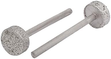 Aexit 13mm de peças de moedor de alimentação de energia e acessórios Cabeça Diamante T Forma T Mandrel montado Pontos de moer