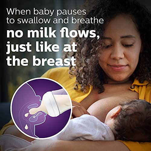 Philips Avent Natural Baby Bartle com mamilo de resposta natural, conjunto de presentes para bebês recém -nascido, SCD838/02