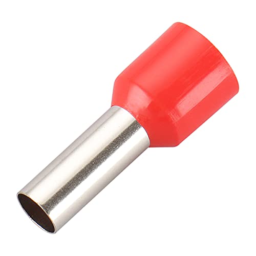 BAOMAIN AWG 8/10,0mm² Conector de cobre do conector de cobre Ferrule Pin Pin End Terminal E10-12 Pacote de 100