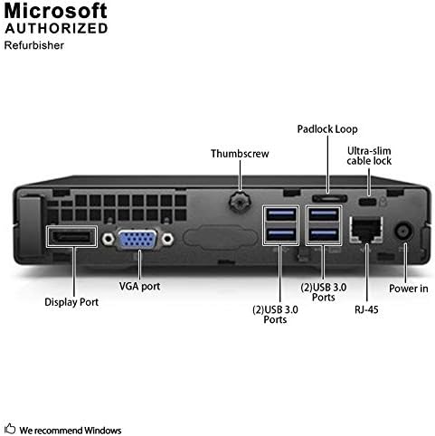 HP Prodesk 600 G2 Micro Computer Mini Tower PC Win 10 Pro