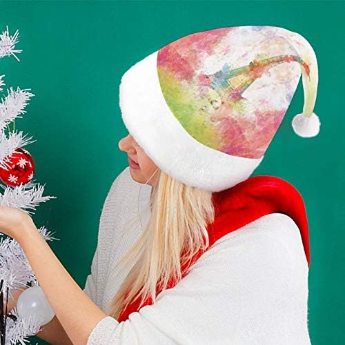Chapéu de Papai Noel de Natal, Torre de Água Hapsa de Férias de Natal para Adultos, Unisex Comfort Hats de Natal para