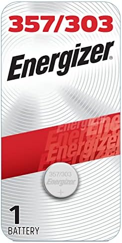 Energizer 357/303 Baterias, Baterias de célula de botão de óxido de prata de 1,5V