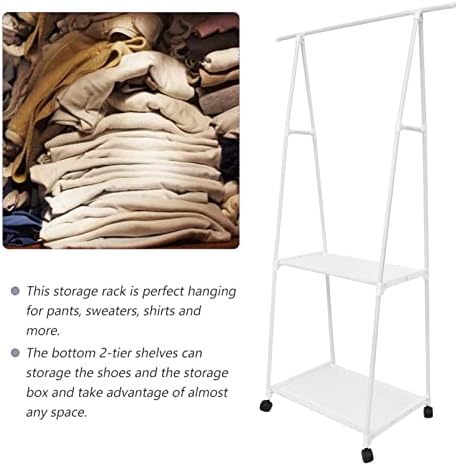 Prateleiras de parede de veemon prateleiras de parede prateleiras de vestuário grátis: rack de roupas com haste pendurado