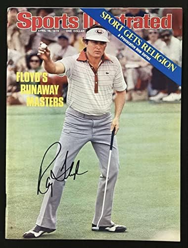 Ray Floyd assinou a Sports Illustrated 19/04/76 sem rótulo Golf Hof Masters Auto JSA - Revistas de golfe autografadas