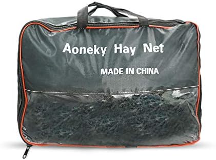 Aneky Bale Hay Net -erage Feed Haynet para cavalos - 6 x 6 pés