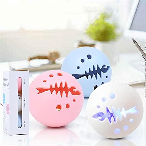 Oallk 3pcs Brinquedos de bola de gato LED LED LIGH