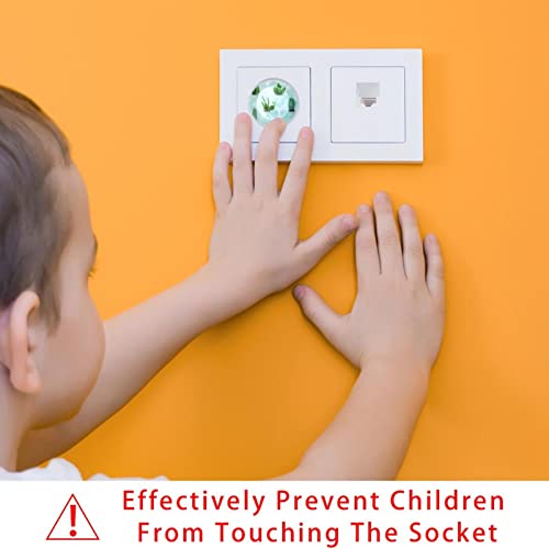 24 Pacote de proteção à prova de crianças Caps de segurança de protetor elétrico Capas de tomada de prova de bebê Capas vários cactos