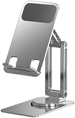 Telefone/tablet Suporte de metal de 360 ​​graus Suporte rotativo para comprimidos de mesa de mesa preguiçosa ajuste dobrável Ajuste portátil Suporte de liga de alumínio universal