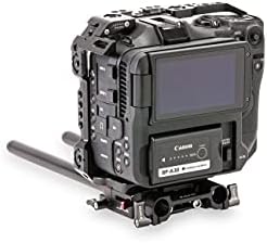 Kit leve de Tiltaing compatível com Canon C70 - Black | ARCA Compatível, Ajude a atirar verticalmente, a placa inferior