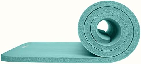 Retapec Solana Yoga Mat 1 de espessura com alça de nylon para homens e mulheres - tapete de exercício não deslizante para ioga em casa, pilates, treinos de alongamento, piso e fitness