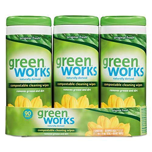 Green Works Limpos compostáveis ​​Limpos CLO 30655
