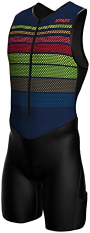 Sparx Mens Premium Triathlon Suit de Triatlo Triathlon Tri Tri Suit Swim Bike Run