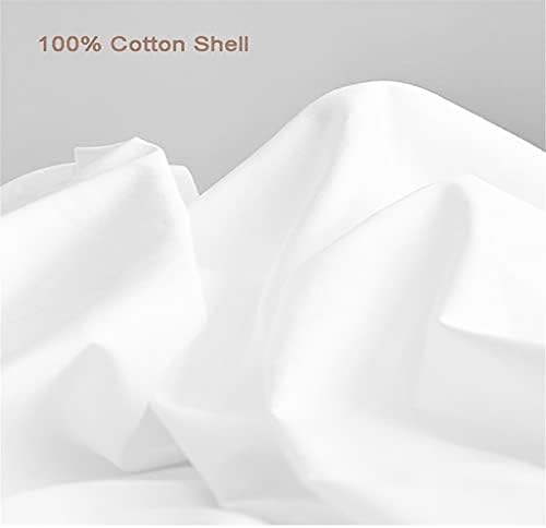 Lysldh 1 par de travesseiros de dormir para baixo do travesseiro de travesseiro de proteção de coluna vertebral de proteção contra rebote lento de algodão