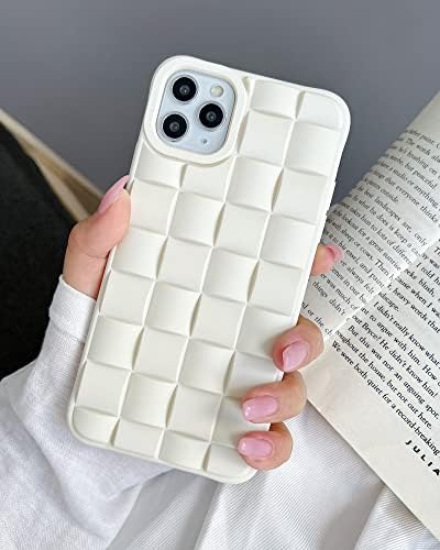 Sayoaho compatível com iPhone 13 Pro Max Caso, Caixa de xadrez 3D Desgra