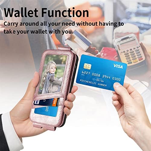 Capa de capa telefônica para xiaomi poco M5 Caixa de carteira, caixa de crédito de couro premium e slots de crédito embutidos, capa
