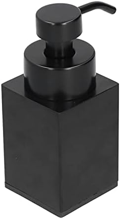 Dispensador de sabão preto, bomba de soneca de bancada de aço inoxidável bomba de desinfetante para manuseio líquido para banheiro