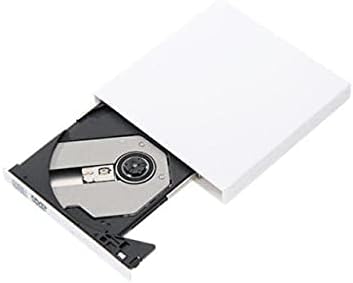 Connectores USB Externo DVD CD RW Disc Burner Combo USB2.0 Drive Reader para Windows 98/8/10 Laptop PC para conexão USB Black/White -