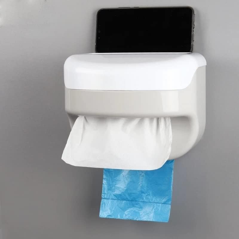 N/A conveniente suporte para papel higiênico multifuncional, suporte à prova d'água para toalhas de papel acessórios para