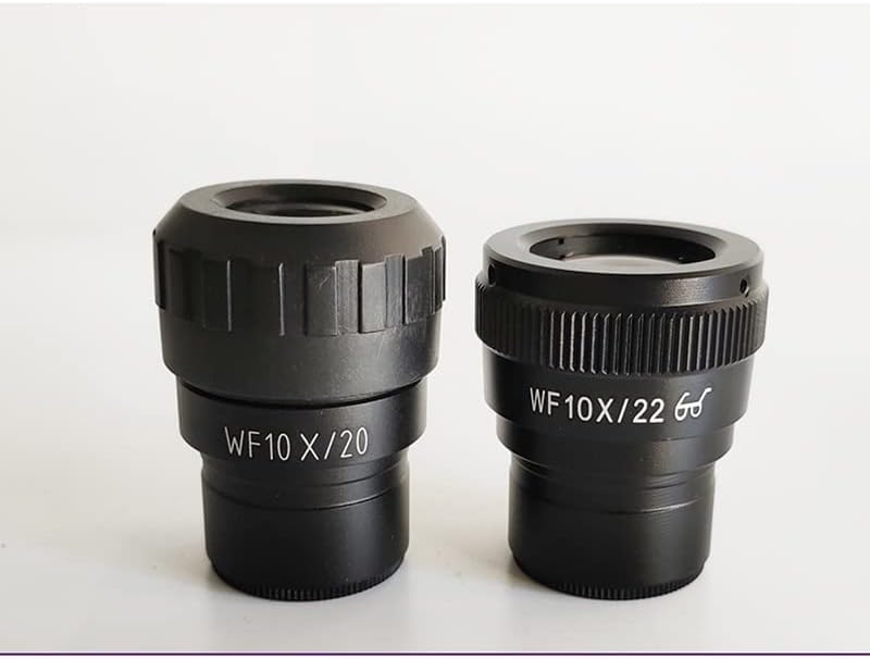 Acessórios para microscópio 1pcs 10x Microscópio de estéreo High Point Ponto ocular largo Fidle ocular com consumíveis