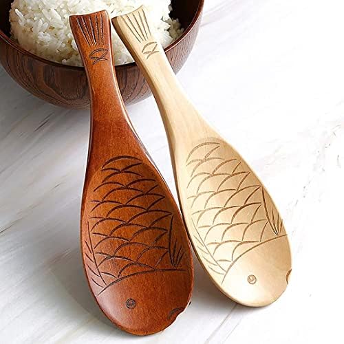 Ifsou Nanmu Fish Nanmu em forma de arroz de madeira arroz de madeira Paddal de madeira esculpida em madeira escavação de mesa para utensílios de cozinha para utensílios de cozinha para casa