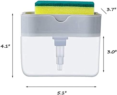 ZOSTLAND 2 EM 1 DISTURA DE SOAPA DISPENSORES DE SOAPA DISPENSORES DO SPONGE SPONGE & DREA