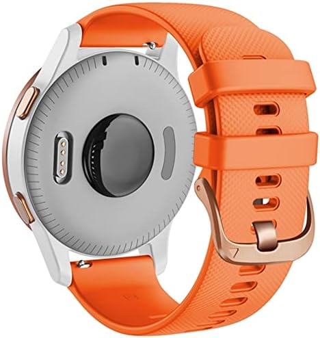 PCGV 18 20mm Silicone pulseira para Garmin Vivoactive 3 4S Garmin Venu Smart Watch Band para Forerunner 645 245 Strapa de