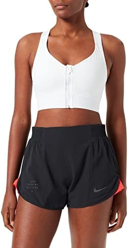 Nike Dri-Fit Run Division Feminino Feminino Luxe Shorts, Grande Preto