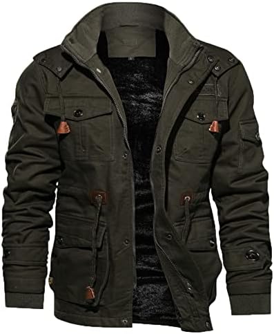 Mens jaquetas leves, roupas de flanela de outono e inverno para homens para homens, roupas de roupas de casacos