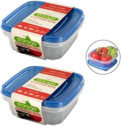 6 PC Mini Snack Food Rechaner Prep preparar armazenamento BPA Freezer Freezer Microondas Seguro