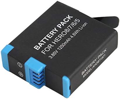 AHDBT-801 Substituição da bateria para a câmera GoPro AHDBT-701-Compatível com Bateria totalmente decodificada SPJB1B