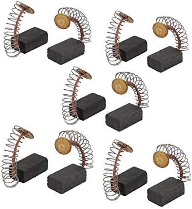 X-Dree 10pcs Substituição escova de carbono 12 x 7 x 5 mm para motor elétrico genérico (Cepillos de Carbón de Reemplazo de 10 Piezas de 12 x 7 x 5 mm para motores elécricos genéricos